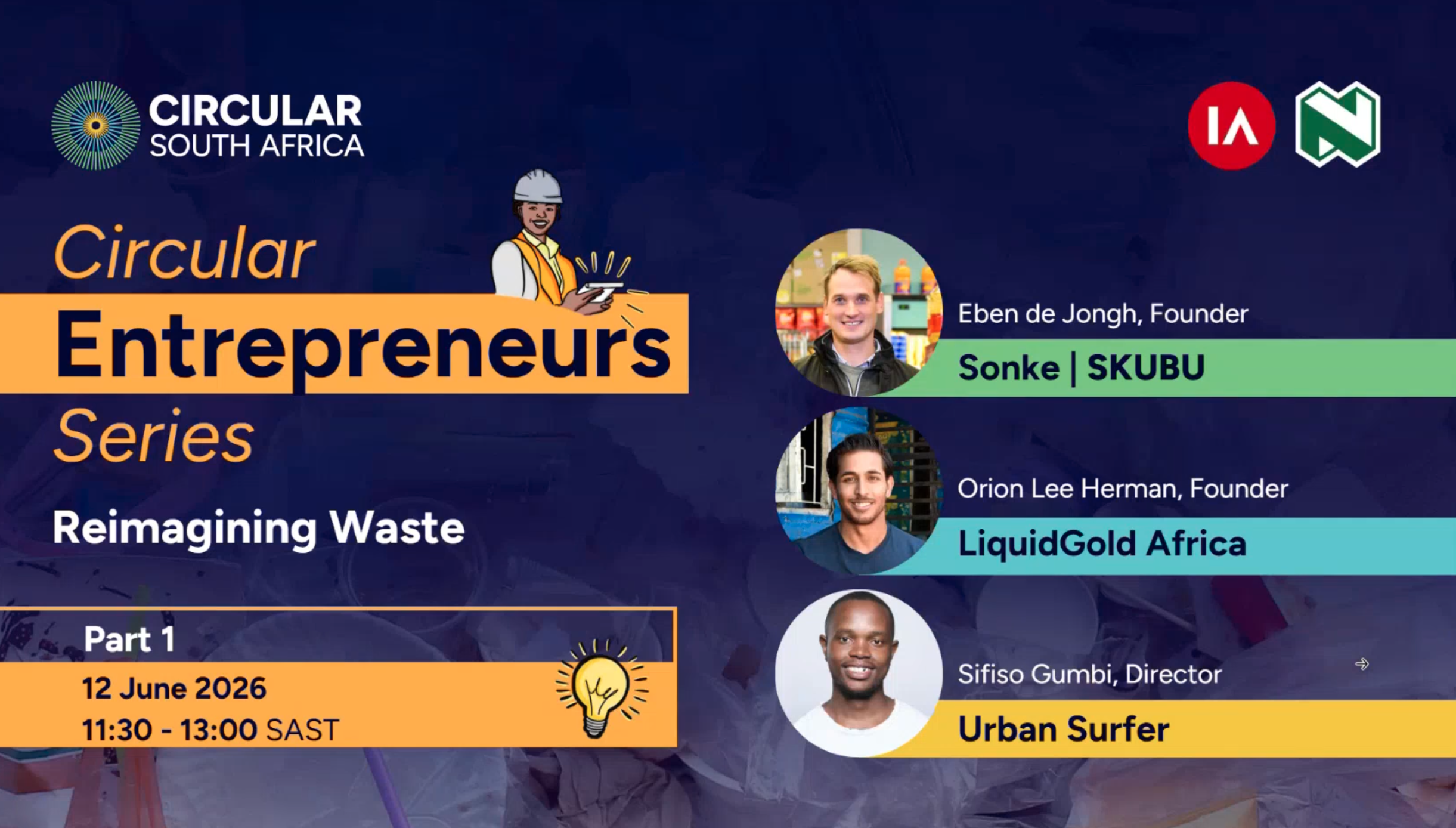Circular Entrepreneurs Series: Reimagining Waste — hosted by Circular South Africa and Nedbank ReNEW